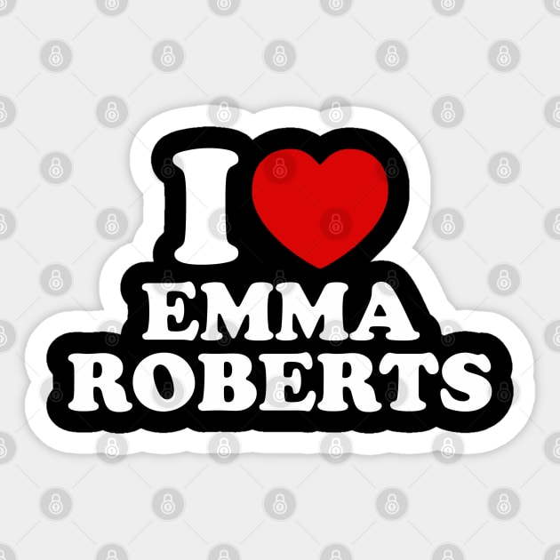 EMMA ROBERTS Sticker by sinluz